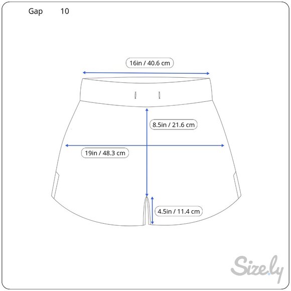 Gap Hadley Womens Size 10 Khaki Shorts Chino Cotton Blend Zip Fly - Picture 7 of 8